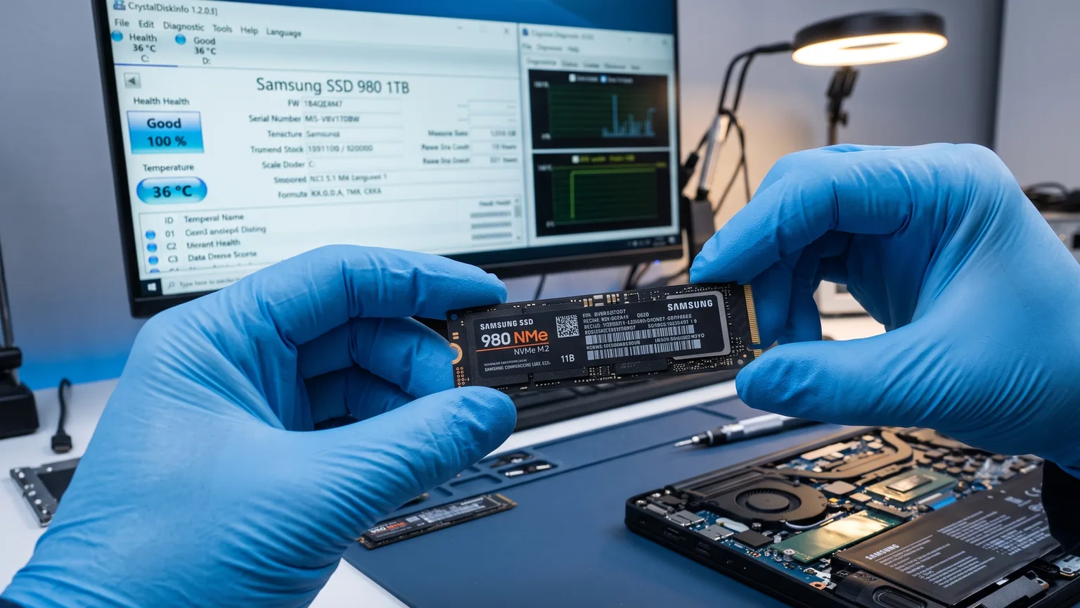 Dysk SSD zniknął albo pokazuje 0 GB — czego nie wolno robić