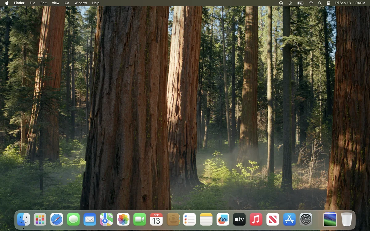 macOS 15 Sequoia — pulpit. Źródło: 512pixels.net