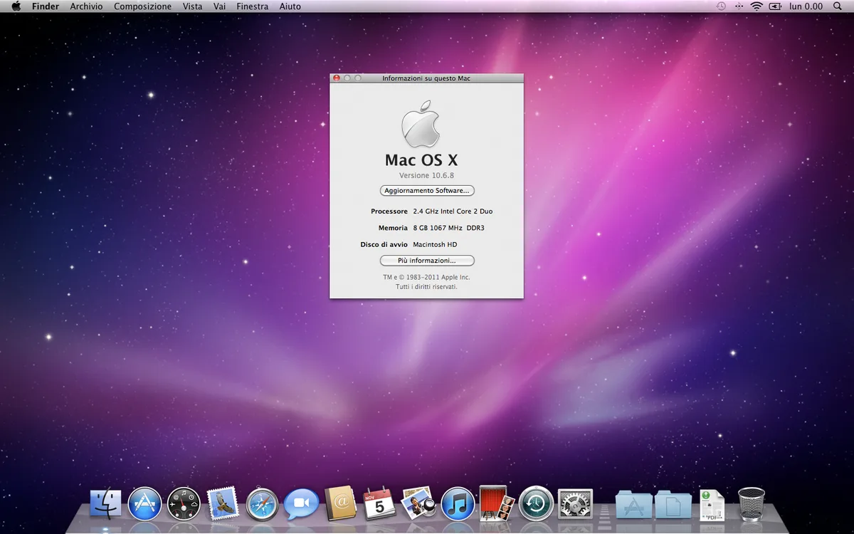 Mac OS X 10.6 Snow Leopard. Źródło: apple.fandom.com