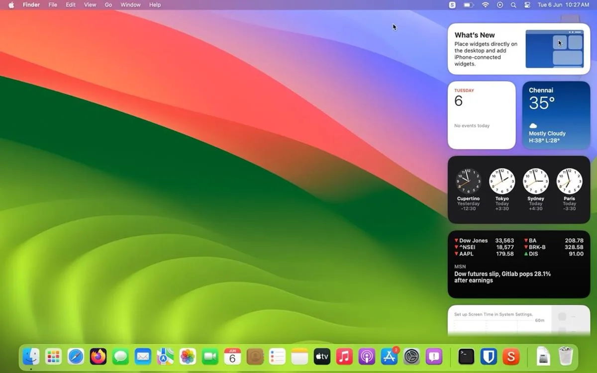 macOS 14 Sonoma. Źródło: ghacks.net