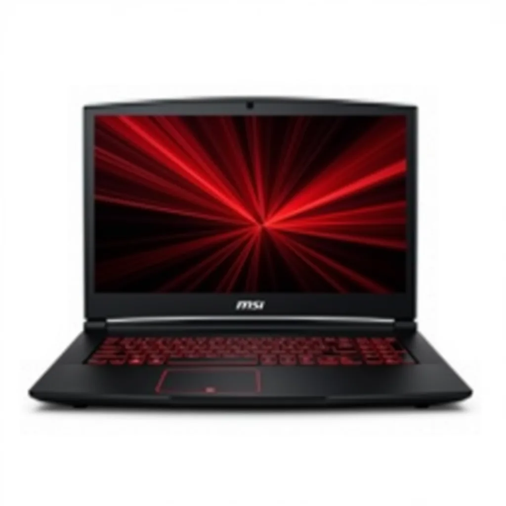 Laptop marki msi